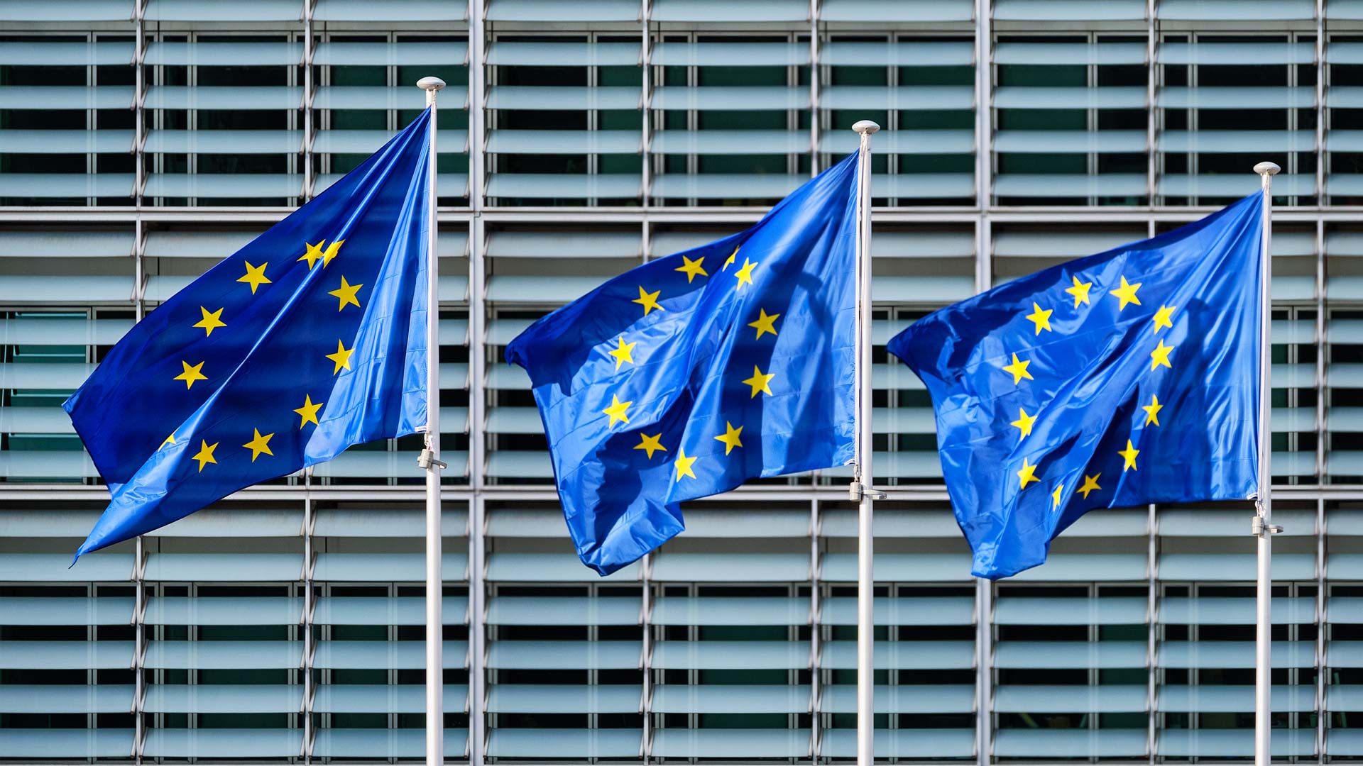 EU_Flaggen_vor_der_europaeischen_Kommission