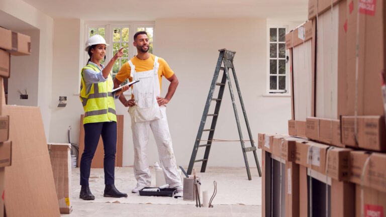 frau_und_handwerker_auf_baustelle
